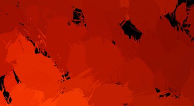 Canlı fırça darbeleriyle boyanmış. Renkli desenli resim. Fırçalanmış duvar kağıdını boya.