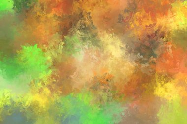 Modern sanat. Taranmış Boyalı Soyut Arkaplan. Fırça darbesi ile boyanmış. Boya darbeleri. 2B Görüntü.