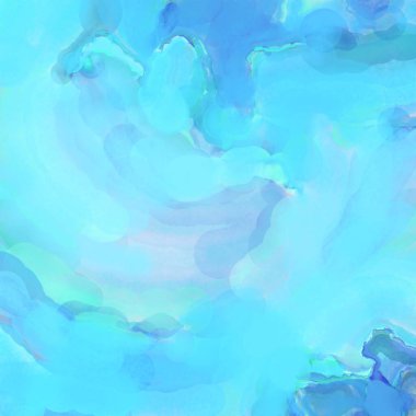 El yapımı sürreal soyut desenli suluboya. Modern sanatsal resim. 2D çizim. Arkaplan boyası karışımı. Yaratıcı duvar sanatı. Çağdaş sanat.