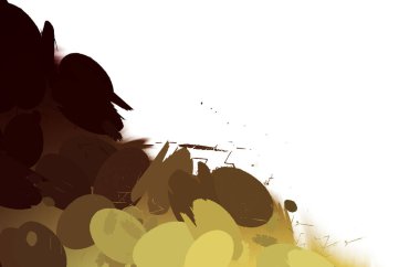 Duvar sanatı Eşsiz ve yaratıcı illüstrasyon. Fırça darbesi ile boyanmış. Renkli fırça darbelerinin soyut arkaplanı. Fırçalanmış canlı duvar kâğıdı. Boyalı sanatsal yaratım.