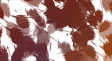 Renkli fırça darbelerinin 2B çizimi. Dekoratif doku resmi. Canlı boya desenli arka plan. Kaotik fırça darbeleri resim.