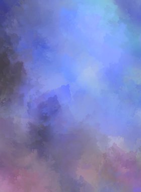 Sanatsal soyut arkaplan. Doku boyalı duvar kağıdı. Boya darbeleriyle yaratıcı bir illüstrasyon. Fırça desenli resim.