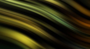 Siyah arka planda renkli düz çizgiler. Sıvı ve sıvı renkli dalgalar karanlıkta akıyor. Duvar kağıdı, afiş, arkaplan, kart, kitap, kapak, poster, afiş, broşür