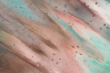 Yaratıcı soyut resim. Artistik fırça darbeleriyle donatılmış. Renkli ve canlı bir illüstrasyon. boyalı sanat.