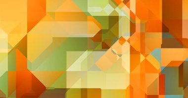 Dinamik bileşime sahip minimalist düz stil içinde modayı takip eden geometrik soyut arkaplan. 