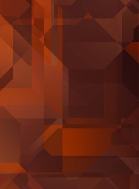 Renkli ve canlı geometrik şekiller katmanları var. Bir teknoloji planının dijital illüstrasyonu. Gelecekçi tasarım şablonu.