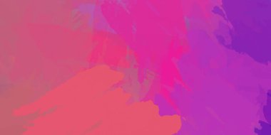 Canlı boya desenli arka plan. Renkli fırça darbelerinin 2B çizimi. Dekoratif doku resmi. Boyalı arkaplan.