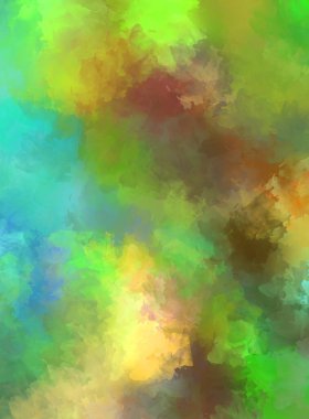 Sanatsal soyut arkaplan. Doku boyalı duvar kağıdı. Boya darbeleriyle yaratıcı bir illüstrasyon. Fırça desenli resim.