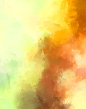 Yaratıcı soyut resim. Artistik fırça darbeleriyle donatılmış. Renkli ve canlı bir illüstrasyon. boyalı sanat.