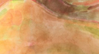 Pastel renklerde suluboya resim. Poster, duvar sanatı, afiş, kart, kitap kapağı ya da ambalaj için rahatlatıcı kompozisyonun yumuşak renkli çizimi. Modern fırça darbeleri resim.