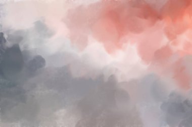 Çağdaş sanat. El yapımı resim. Modern sanat eserleri. Yüzeyde suluboya fırça darbeleriyle resim yapmak. 2D çizim. Sanatsal arkaplan resmi. Tablo üzerinde soyut resim. Renkli doku.