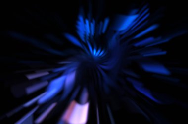 Işık parçacık izleri. Parlayan parçacıkları ve çizgileri olan ışık patlaması yıldızı. Güzel hareketli soyut ışın arkaplanı.