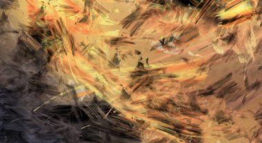 Modern sanat. Taranmış Boyalı Soyut Arkaplan. Fırça darbesi ile boyanmış. Boya darbeleri. 2B Görüntü