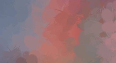 Vahşi fırça darbeleri. Taranmış Boyalı Soyut Arkaplan. Fırça darbesi ile boyanmış. Boya darbeleri. 2B Görüntü.