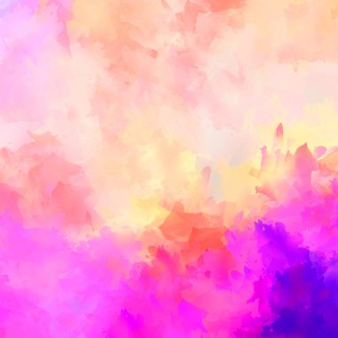 Boya darbeleri. 2D İllüstrasyon. Taranmış Boyalı Soyut Arkaplan. Fırça darbesi ile boyanmış. Modern sanat.