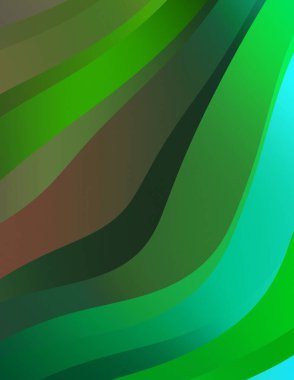 Soyut arkaplan. Renkli dalgalı tasarım duvar kağıdı. yaratıcı grafik 2D çizim. Dinamik şekilli modaya uygun sıvı örtüsü.