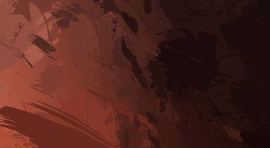 Fırça darbesi ile boyanmış. Sanatsal canlılık ve renkli duvar kâğıdı. Kaotik resim. Taranmış Boyalı Soyut Arkaplan. 