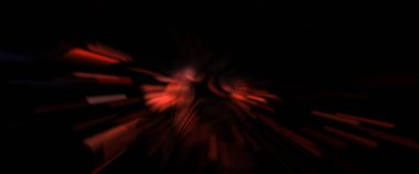 Işık parçacık izleri. Parlayan parçacıkları ve çizgileri olan ışık patlaması yıldızı. Güzel hareketli soyut ışın arkaplanı.