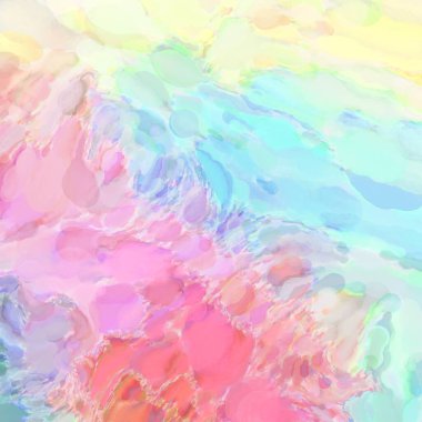 El yapımı sürreal soyut desenli suluboya. Modern sanatsal resim. 2D çizim. Arkaplan boyası karışımı. Yaratıcı duvar sanatı. Çağdaş sanat.