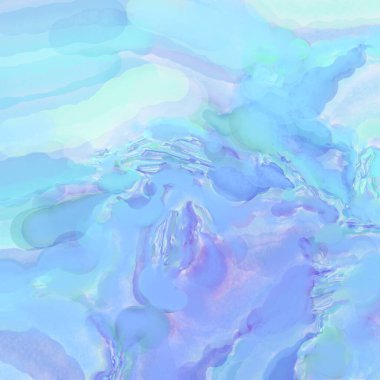 El yapımı sürreal soyut desenli suluboya. Modern sanatsal resim. 2D çizim. Arkaplan boyası karışımı. Yaratıcı duvar sanatı. Çağdaş sanat.