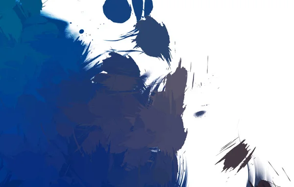 Настінне Мистецтво Унікальна Креативна Ілюстрація Малюнок Пензлем Абстрактний Фон Різнокольоровими — стокове фото