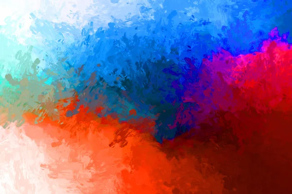 Abstract Background Colorful Brush Strokes Brushed Vibrant Wallpaper Painted Artistic — Stock Photo, Image