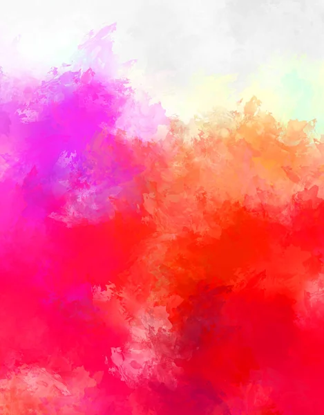 Creative Abstract Painting Background Artistic Brush Strokes Colorful Vibrant Illustration — Stock Photo, Image