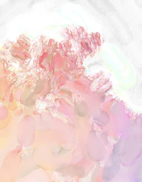 Watercolor Abstract Painting Pastel Colors Soft Color Painted Illustration Calming — Stock Photo, Image