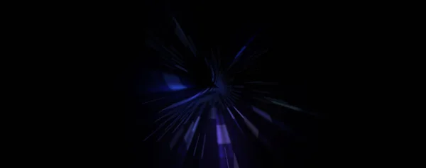 Futuristische Linsenblitze Leichter Explosionsstern Mit Glühenden Teilchen Und Linien Schöne — Stockfoto