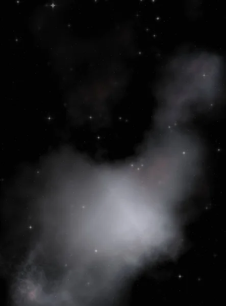 星系空间中的星场 星云五彩斑斓 深空的科学背景 以太壁纸 — 图库照片