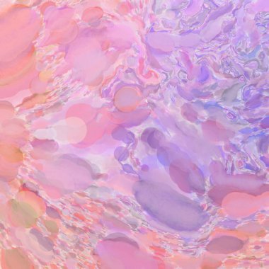 El yapımı sürreal soyut desenli suluboya. Modern sanatsal resim. 2D çizim. Arkaplan boyası karışımı. Yaratıcı duvar sanatı. Çağdaş sanat.