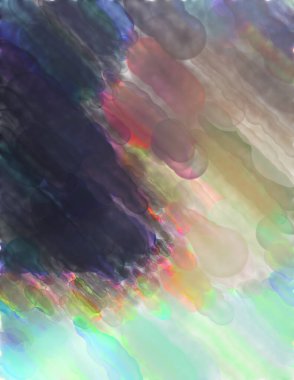 Çağdaş sanat. El yapımı resim. Modern sanat eserleri. Yüzeyde suluboya fırça darbeleriyle resim yapmak. 2D çizim. Sanatsal arkaplan resmi. Tablo üzerinde soyut resim. Renkli doku.