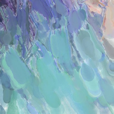 El yapımı sürreal soyut desenli suluboya. Modern sanatsal resim. 2D çizim. Arkaplan boyası karışımı. Yaratıcı duvar sanatı. Çağdaş sanat.