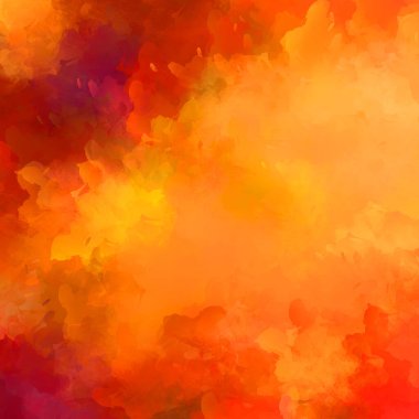 Yaratıcı soyut resim. Artistik fırça darbeleriyle donatılmış. Renkli ve canlı bir illüstrasyon. boyalı sanat.