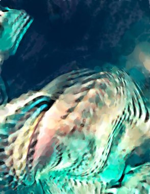 Modern sanat. Renkli çağdaş sanat eserleri. Renkli boya darbeleri. Soyut arkaplanda fırça darbeleri. fırça boyası.