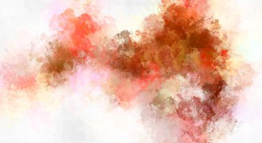 Yaratıcı soyut resim. Artistik fırça darbeleriyle donatılmış. Renkli ve canlı bir illüstrasyon. boyalı sanat.