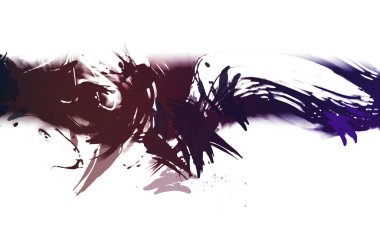 resmedilmiş sanat eseri. fırçalanmış canlı duvar kağıdı. Eşsiz ve yaratıcı illüstrasyon. Renkli fırça darbelerinin soyut arkaplanı. 