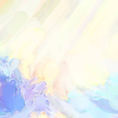 El yapımı sürreal soyut desenli suluboya. Modern sanatsal resim. 2D çizim. Arkaplan boyası karışımı. Yaratıcı duvar sanatı. Çağdaş sanat.