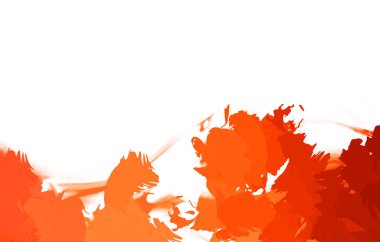 Taranmış Boyalı Soyut Arkaplan. Vahşi kaotik fırça darbeleri. Boya darbeleri. 2D İllüstrasyon. Fırça darbeli resim. 