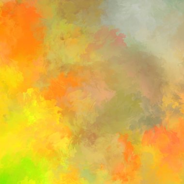 Canlı fırça darbeleriyle boyanmış. Renkli desenli resim. Fırçalanmış duvar kağıdını boya.