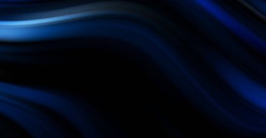 Siyah arka planda renkli düz çizgiler. Sıvı ve sıvı renkli dalgalar karanlıkta akıyor. Duvar kağıdı, afiş, arkaplan, kart, kitap, kapak, poster, afiş, broşür