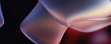 Soyut arkaplan. Değişken renk değişim dalgaları, dinamik hareketlerle. Işık dalgalarının neon renkli soyut tasarımı. Duvar kağıdı, afiş, arkaplan, kart, kitap illüstrasyonu, web sitesi.