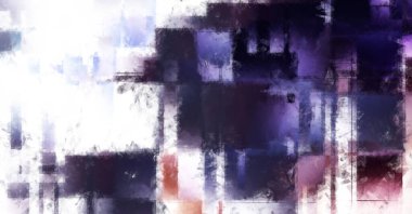 Modern sanat. Renkli çağdaş sanat eserleri. Renkli boya darbeleri. Soyut arkaplanda fırça darbeleri. Fırça boyası. Eşsiz duvar sanatı.