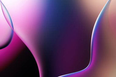 Soyut arkaplan. Değişken renk değişim dalgaları, dinamik hareketlerle. Işık dalgalarının neon renkli soyut tasarımı. Duvar kağıdı, afiş, arkaplan, kart, kitap illüstrasyonu, web sitesi.