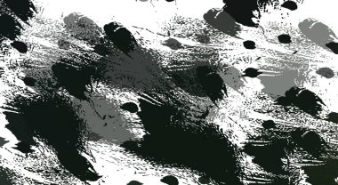 Renkli fırça darbelerinin 2B çizimi. Dekoratif doku resmi. Canlı boya desenli arka plan. Kaotik fırça darbeleri resim.