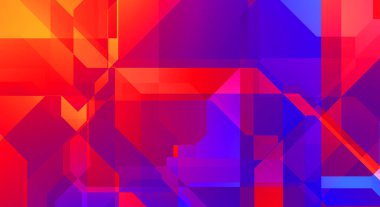 Dinamik bileşime sahip minimalist düz stil içinde modayı takip eden geometrik soyut arkaplan. 