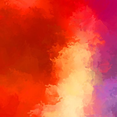 Yaratıcı soyut resim. Artistik fırça darbeleriyle donatılmış. Renkli ve canlı bir illüstrasyon. boyalı sanat.