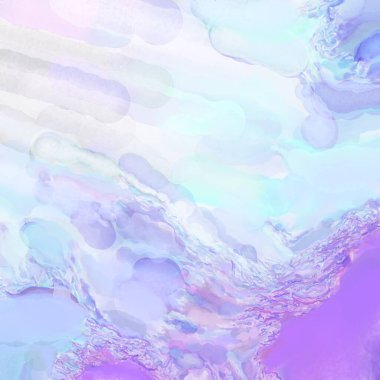 El yapımı sürreal soyut desenli suluboya. Modern sanatsal resim. 2D çizim. Arkaplan boyası karışımı. Yaratıcı duvar sanatı. Çağdaş sanat.