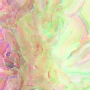 El yapımı sürreal soyut desenli suluboya. Modern sanatsal resim. 2D çizim. Arkaplan boyası karışımı. Yaratıcı duvar sanatı. Çağdaş sanat.