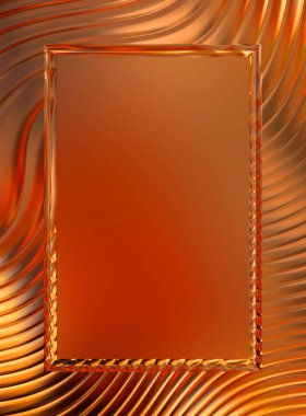 Soyut çerçeveli arkaplan. Renkli, canlı, dalgalı bir duvar kağıdı. Merkezi çerçeveli yaratıcı grafik 2d çizim. Dinamik şekilli modaya uygun sıvı örtüsü.